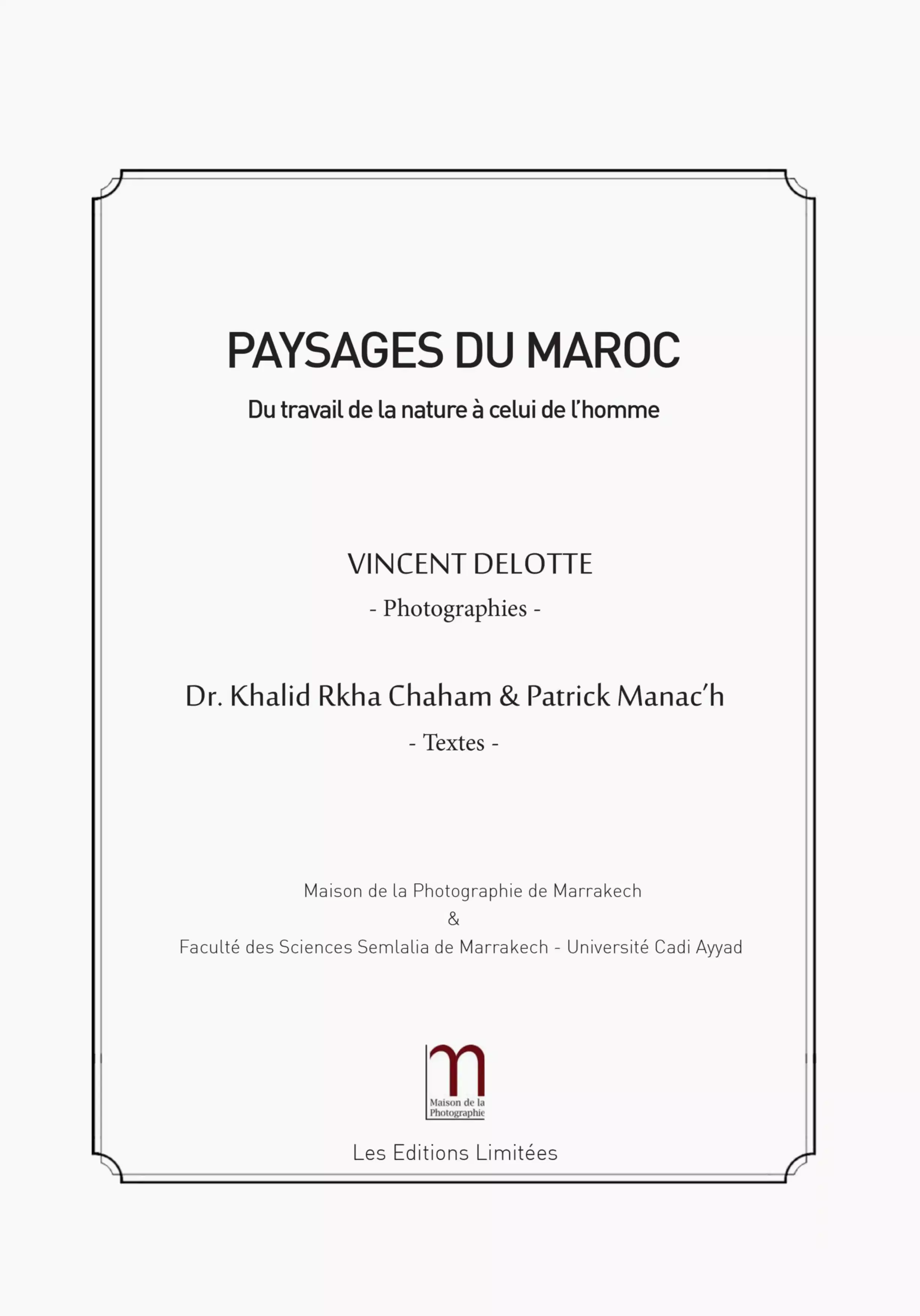 Vincent Delotte - Paysages du Maroc