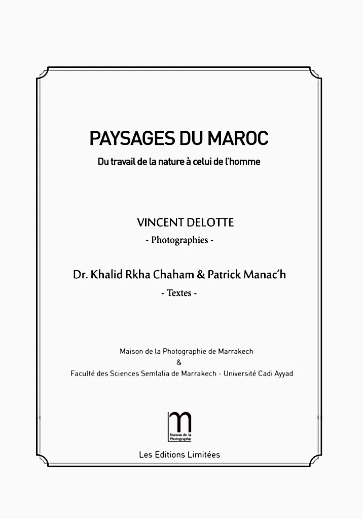 Vincent Delotte - Paysages du Maroc