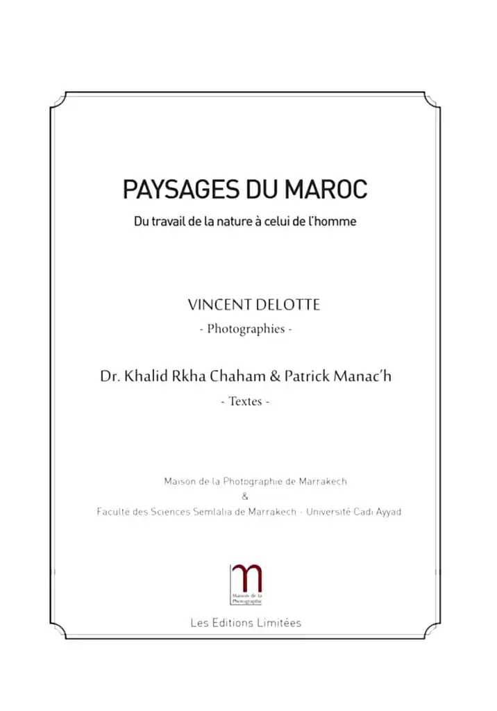 Vincent Delotte - Paysages du Maroc