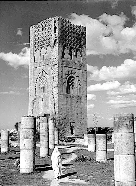 Tour Hassan, Rabat, gabriel gillet, 1940