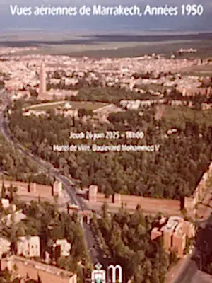 Vues aériennes de Marrakech, années 1950