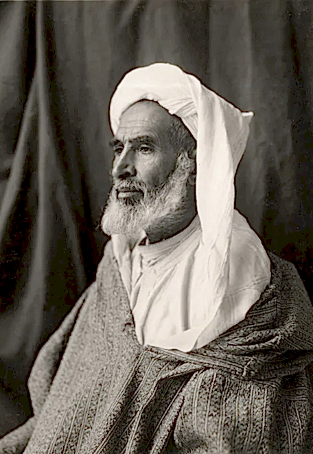 Jeanne Jouin, Cheikh de Rafsaï, souk el Had, Circa 1930