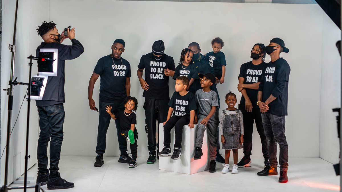 Proud To Be Black music video shoot