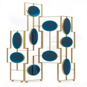 folding lens screen gold / aqua