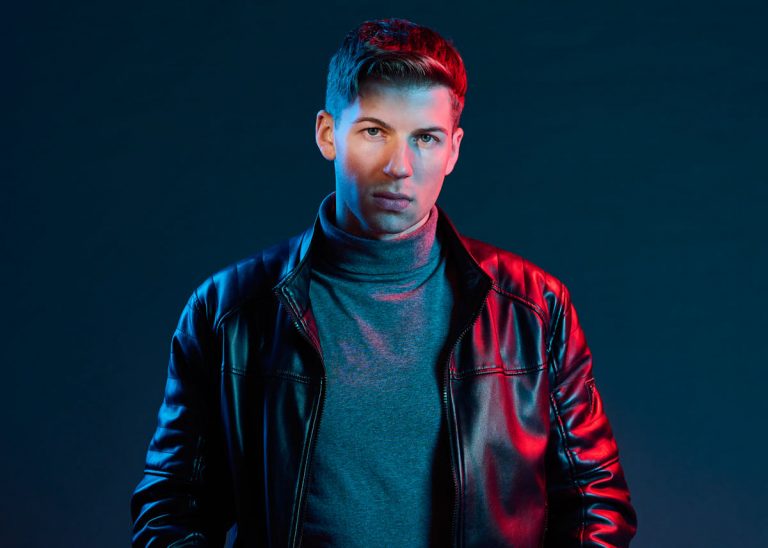 coloured gels creative portrait