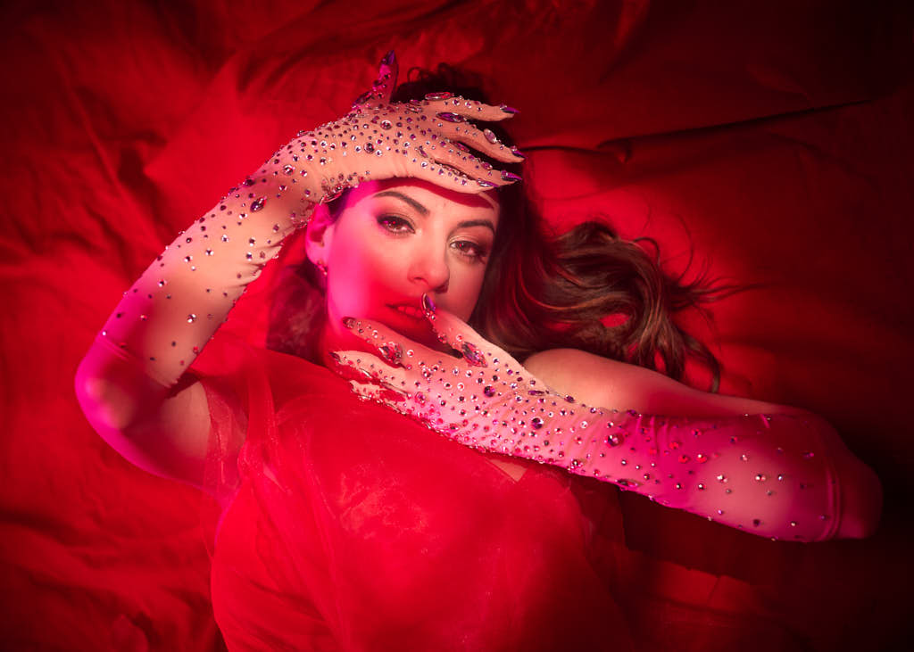 gobo photography using textured pattern