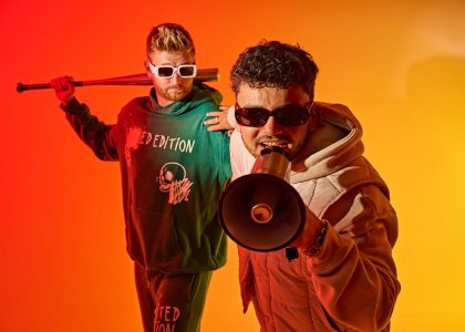 music producer portraits with props