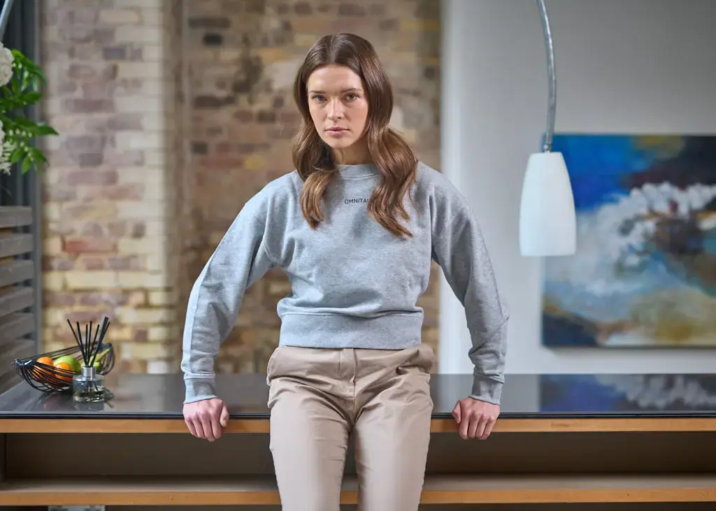 beauty product portrait of two models