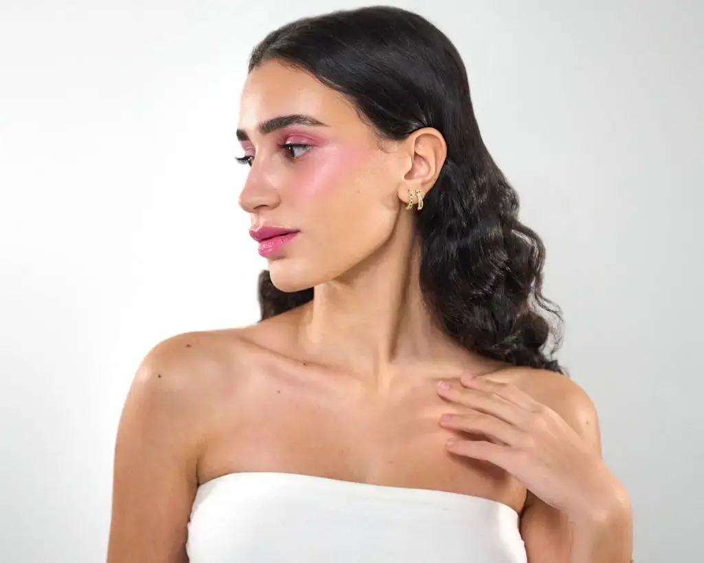 beauty product photoshoot